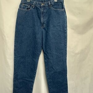 L.L. Bean Flannel Lined Relaxed Fit Jeans